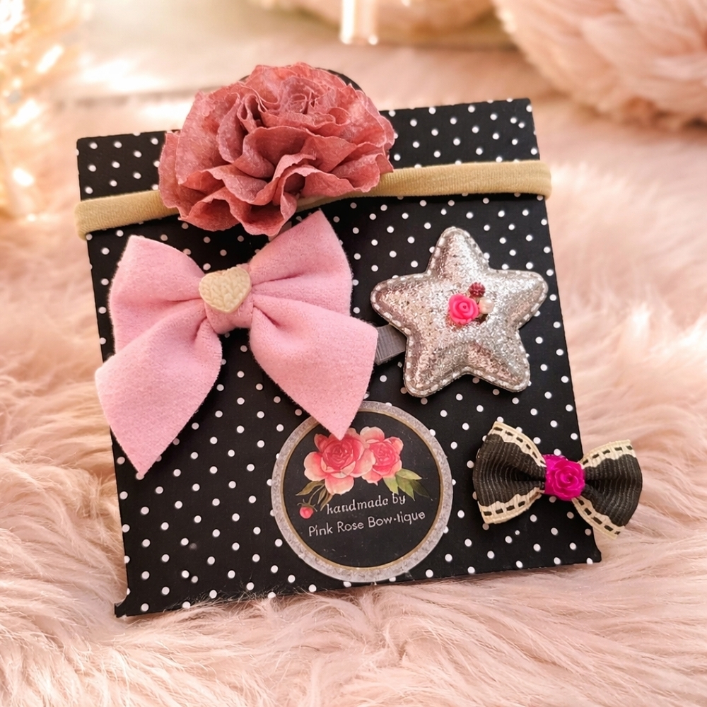 New Handmade hair clips band  accessories girls